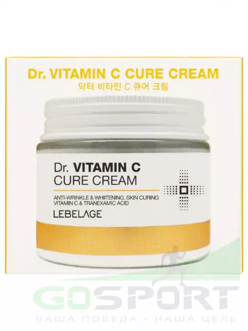 Кремы, гели для лица Lebelage Dr. Vitamin C Cure Cream 70 мл Кремы, гели для лица Lebelage Dr. Vitamin C Cure Cream 70 мл