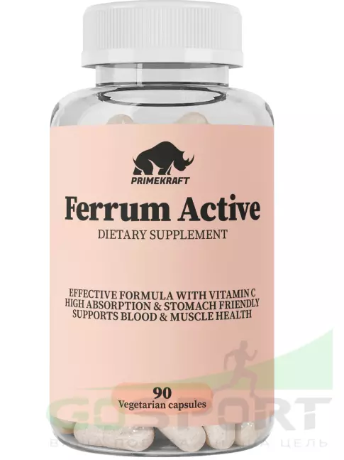 Витаминный комплекс PRIMEKRAFT FERRUM ACTIVE 90 веган капсул Витаминный комплекс PRIMEKRAFT FERRUM ACTIVE 90 веган капсул