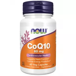 NOW FOODS CoQ10 60 mg – Кофермент Q10 Коэнзим Q10