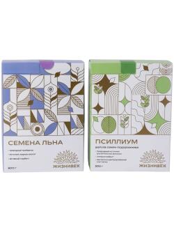 Снижение веса Набор Псиллиум+Семена Льна