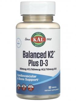 Витамин K Balanced K2 Plus D-3 100 mcg