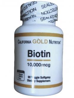 Биотин ( Biotin - H или B7) Biotin 10 000 mcg