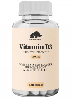 Витамин D Vitamin D3 600 МЕ