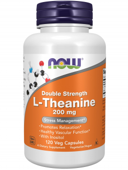 Теанин Double Strength L-Theanine 200 mg with Inositol