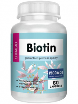 Биотин ( Biotin - H или B7) Biotin 1500 mcg