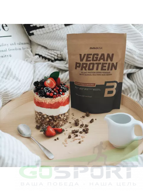 Протеин для веганов BioTechUSA Vegan Protein 500 г, Лесные фрукты Протеин для веганов BioTechUSA Vegan Protein 500 г, Лесные фрукты