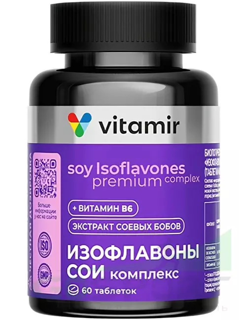 Экстракты VITAMIR PRO Изофлавоны сои 60 таблеток