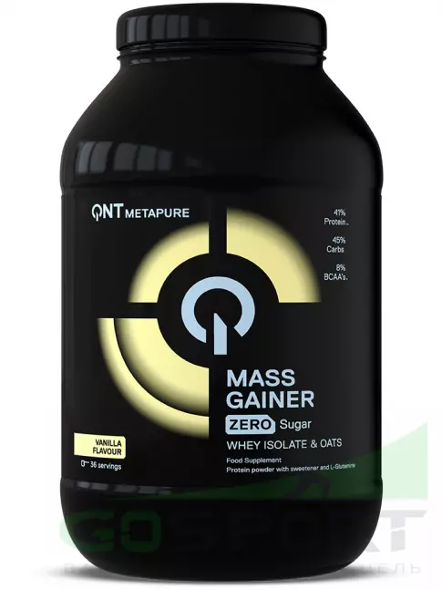Гейнер QNT Metapure Mass Gainer 1815 г, Ваниль