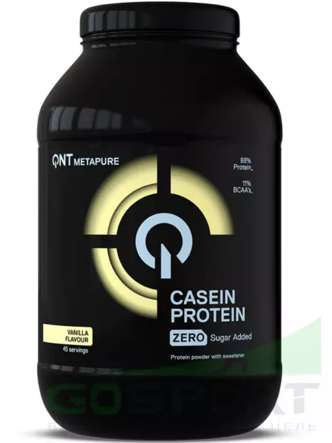 Казеиновый протеин QNT CASEIN PROTEIN 908 г, Ваниль