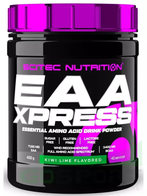 Аминокислоты Scitec Nutrition EAA Xpress 400 г, Киви - лайм Аминокислоты Scitec Nutrition EAA Xpress 400 г, Киви - лайм