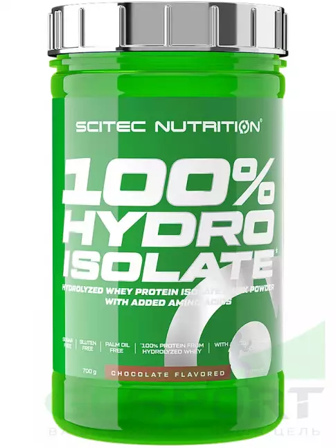 Изолят протеина Scitec Nutrition 100% Hydro Isolate 700 г, Шоколад Изолят протеина Scitec Nutrition 100% Hydro Isolate 700 г, Шоколад