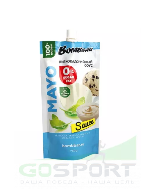 Диетический продукт BombBar Соус Bombbar 240 г, Майонезный