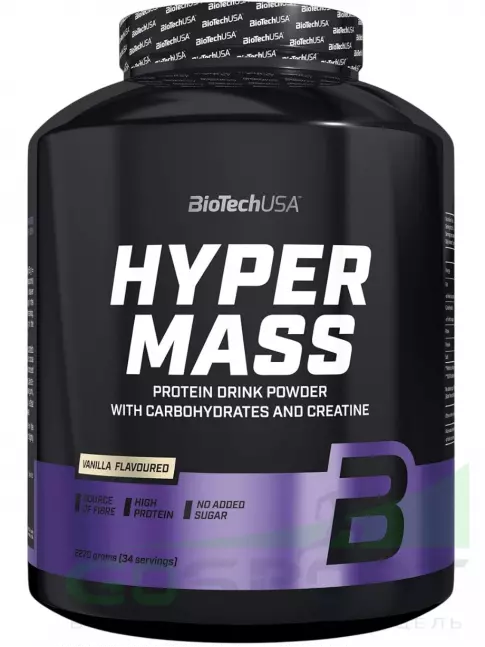 Гейнер BioTechUSA Hyper Mass 2270 г, Ваниль