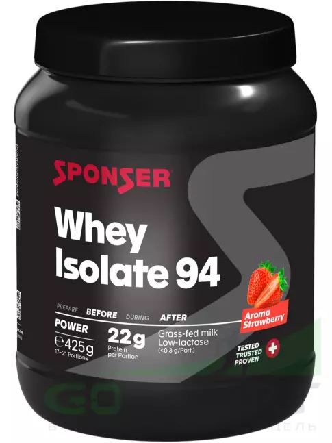 Изолят протеина SPONSER WHEY ISOLATE 94 CFM 425 г, Клубника