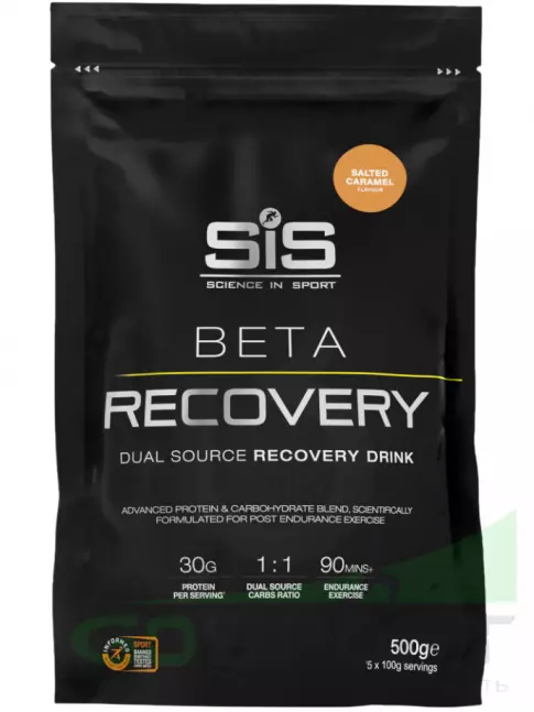 Восстановление SCIENCE IN SPORT (SiS) BETA RECOVERY 500 г, Соленая карамель