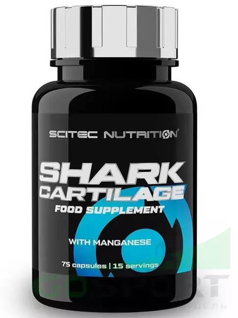 Комплекс хондропротекторов Scitec Nutrition Shark Cartilage 75 капсул