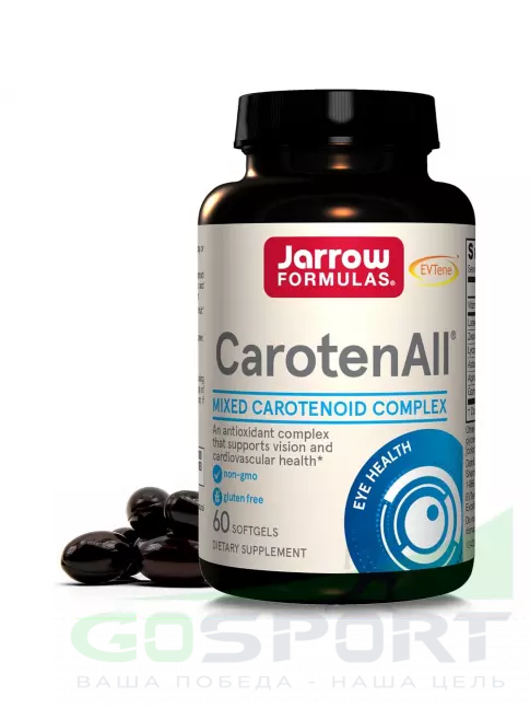  Jarrow Formulas CarotenAll 60 гелевых капсул