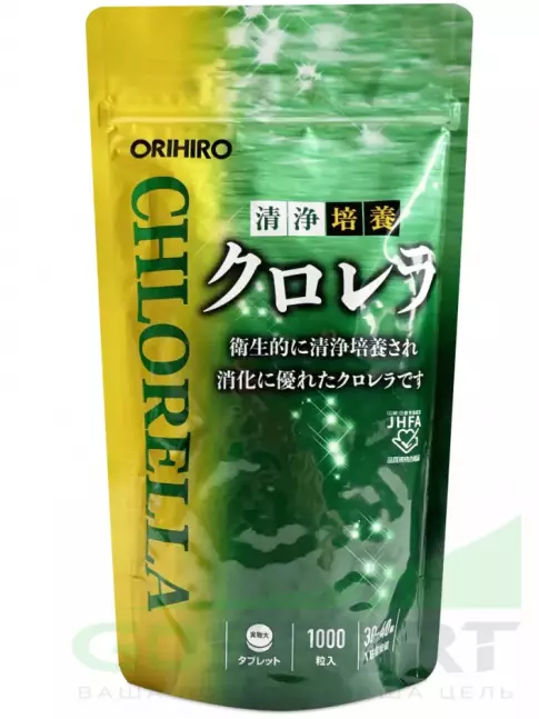 Для иммунитета ORIHIRO Хлорелла 1000 таблеток