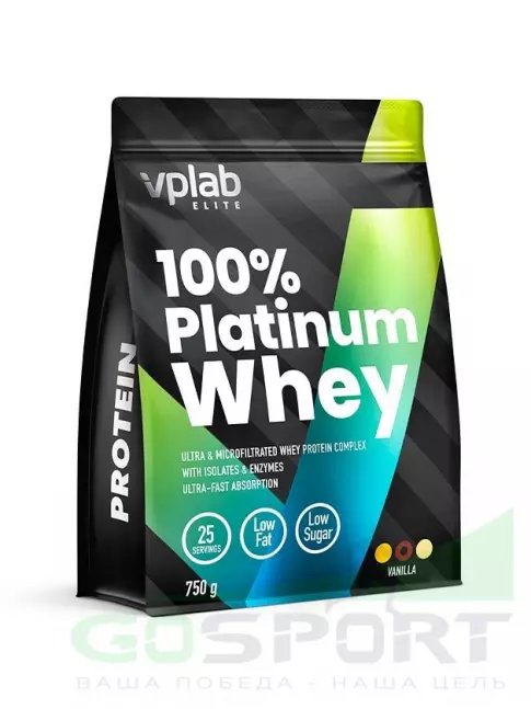  VP Laboratory 100% PLATINUM WHEY 750 г, Ваниль