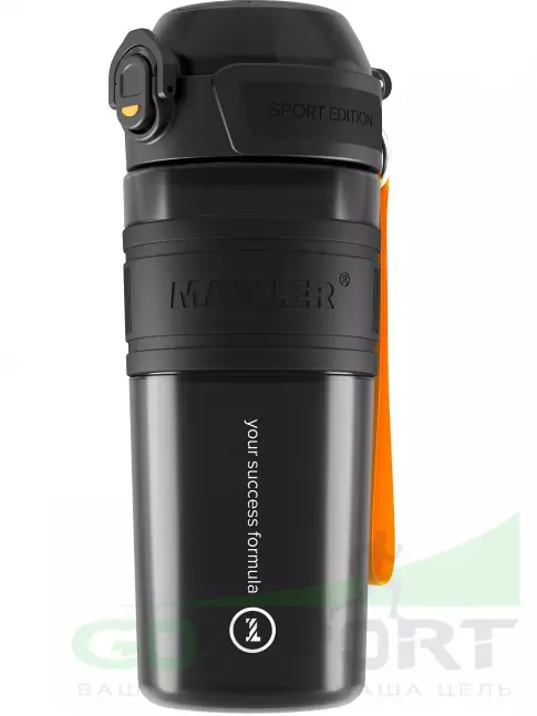  MAXLER Shaker Bottle Sport Edition 750 мл, Черный