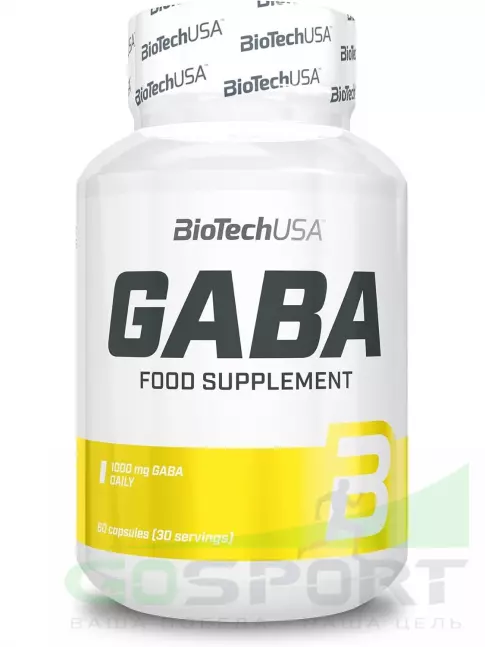  BioTechUSA GABA 1000 mg 60 капсул