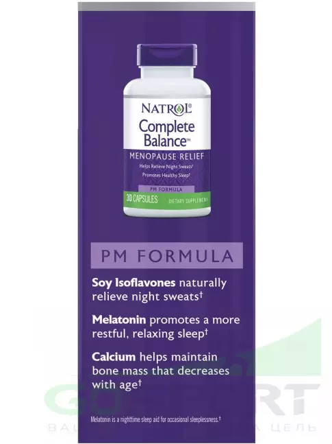  Natrol Complete Balance for menopause AM&PM formula 30+30 caps 30+30 капсул, Нейтральный