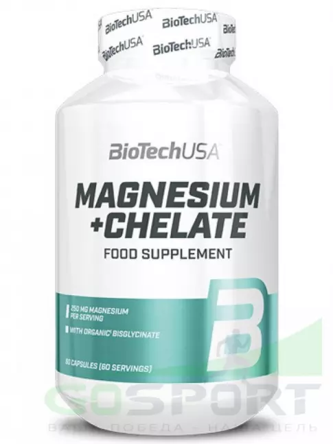  BioTechUSA Magnesium + Chelate 60 капсул