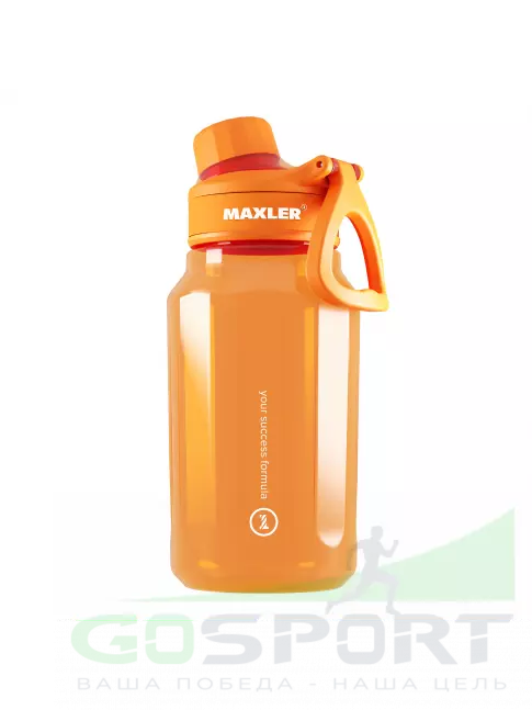  MAXLER Water Bottle Shake&Mix 750 мл, Оранжевый