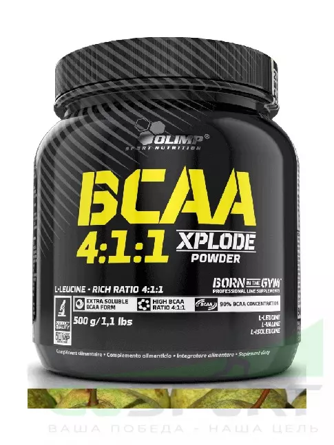  OLIMP BCAA 4:1:1 XPLODE POWDER 500 г, Груша