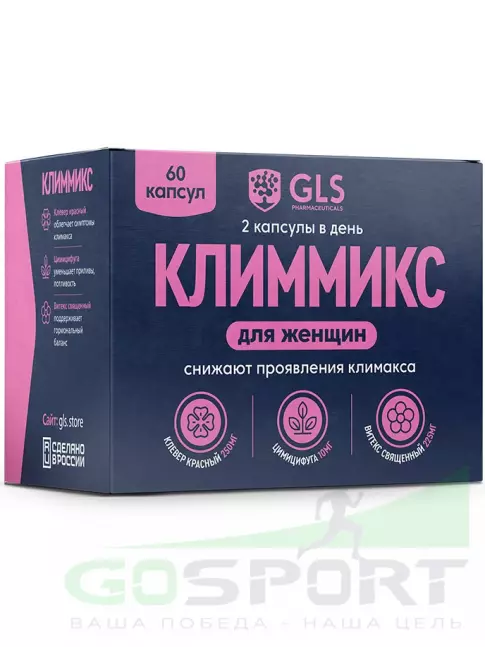  GLS pharmaceuticals Климмикс для женщин 60 капсул