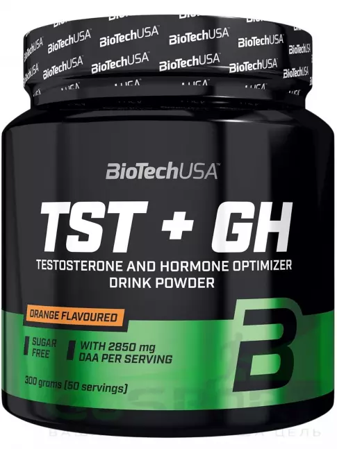 Тестобустеры BioTechUSA TST+GH 300 г, Апельсин