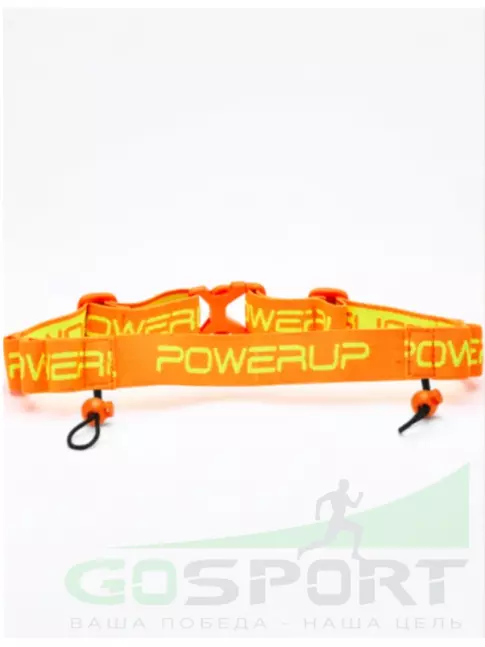 Пояса для бега Powerup Ремень для номера и гелей orange Пояса для бега Powerup Ремень для номера и гелей orange