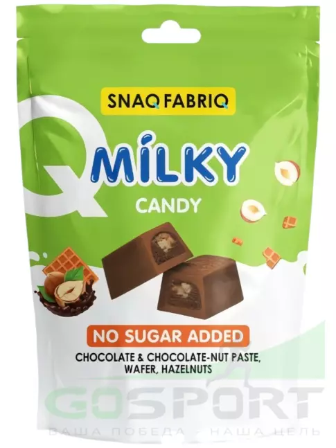 Диетический продукт SNAQ FABRIQ Milky 130 г, Молочный шоколад с шоколадно-ореховой пастой, вафлей Диетический продукт SNAQ FABRIQ Milky 130 г, Молочный шоколад с шоколадно-ореховой пастой, вафлей