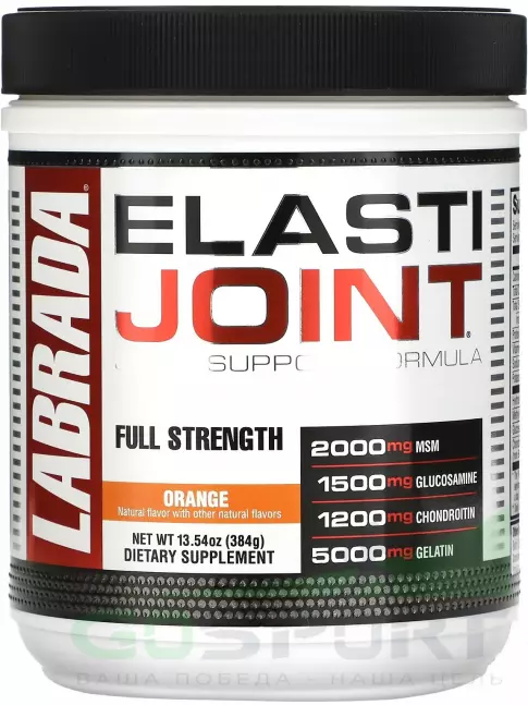 Комплекс хондропротекторов Labrada Elasti Joint 384 г, Апельсин