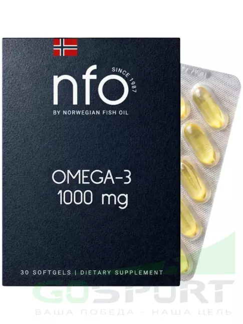 Омега-3 NFO Omega-3 1000 mg 30 капсул