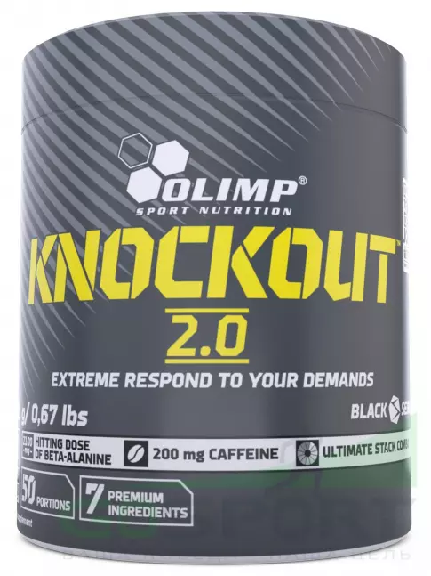 Предтреник OLIMP Knockout 2.0 305 г, Цитрусовый пунш