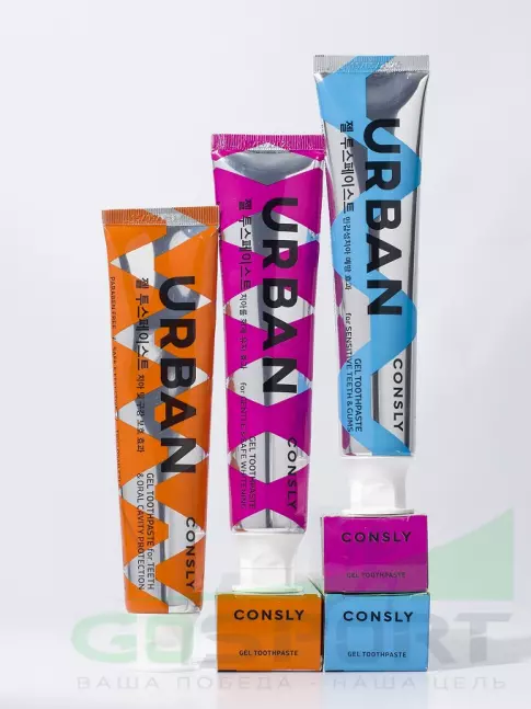 Зубные пасты и ополаскиватели CONSLY URBAN Whitening Care Gel Toothpaste 105 г