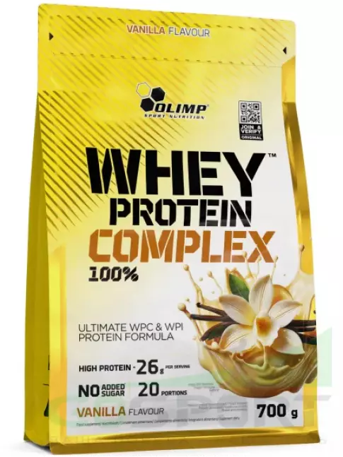 Комплексный протеин OLIMP WHEY PROTEIN COMPLEX 100% 700 г, Ваниль