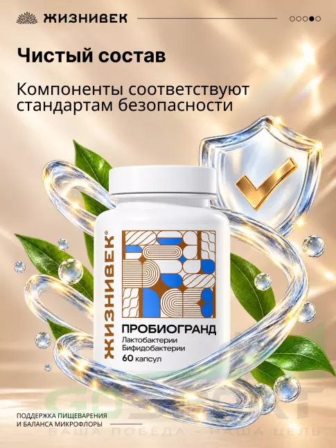 Пробиотик Жизнивек Пробиогранд 60 капсул