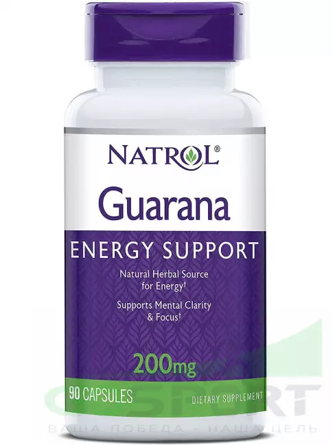  Natrol Guarana 200 mg 90 капсул, Нейтральный