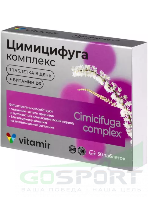  ВИТАМИР Цимицифуга 30 таблеток
