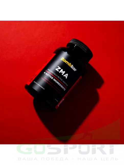 Магний+цинк+B6 BombBar ZMA 60 капсул