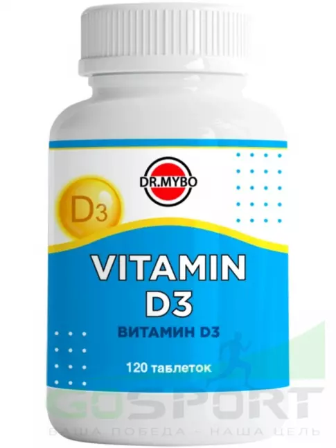 Витамин D Dr Mybo Vitamin D3 300 МЕ 120 таблеток Витамин D Dr Mybo Vitamin D3 300 МЕ 120 таблеток