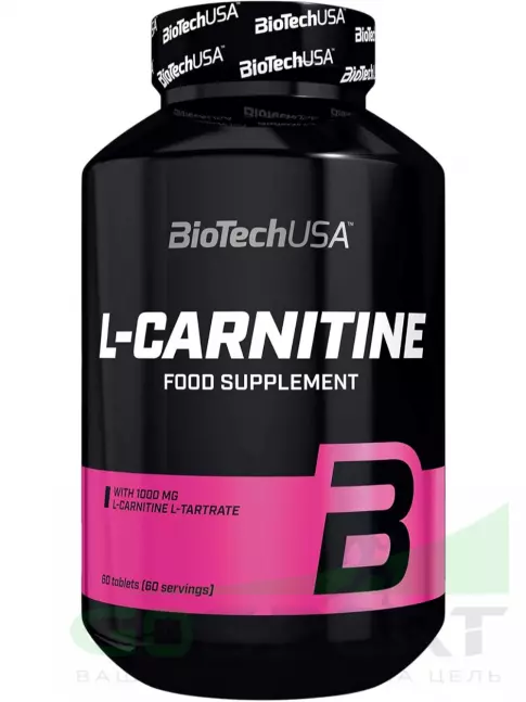 L-Карнитин в капсулах BioTechUSA L-Carnitine 1000 mg 60 таблеток