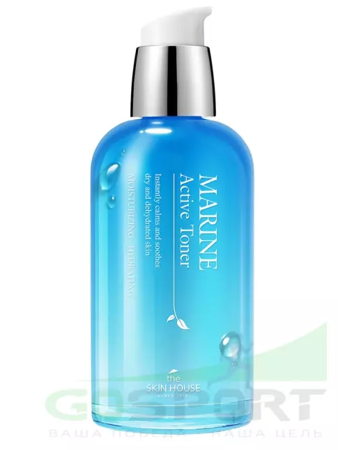 Тонеры для лица THE SKIN HOUSE Marine Active Toner 130 мл Тонеры для лица THE SKIN HOUSE Marine Active Toner 130 мл