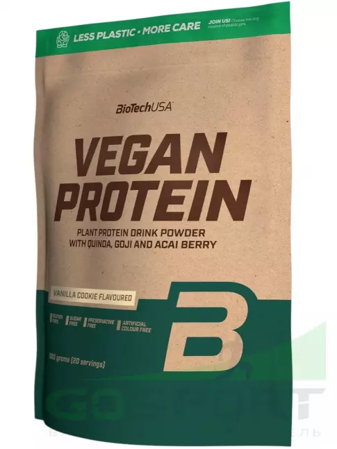 Протеин для веганов BioTechUSA Vegan Protein 500 г, Ванильное печенье