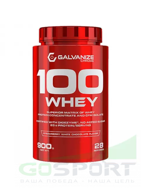 Сывороточный протеин Galvanize 100 Whey 900 г, Банан