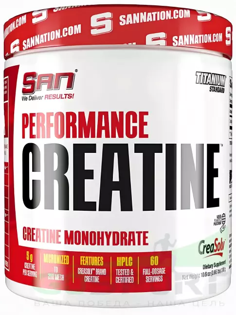 Креатин моногидрат SAN SAN Performance Creatine 300 г