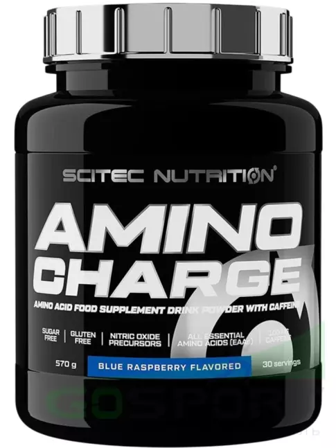 Аминокислоты Scitec Nutrition Amino Charge 570 г, Голубая малина Аминокислоты Scitec Nutrition Amino Charge 570 г, Голубая малина