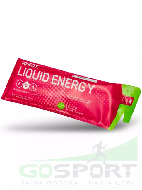 Гель питьевой SQUEEZY DRINK GEL no caffeine 60 мл, Арбуз